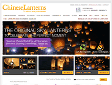 Tablet Screenshot of chineselanterns.com